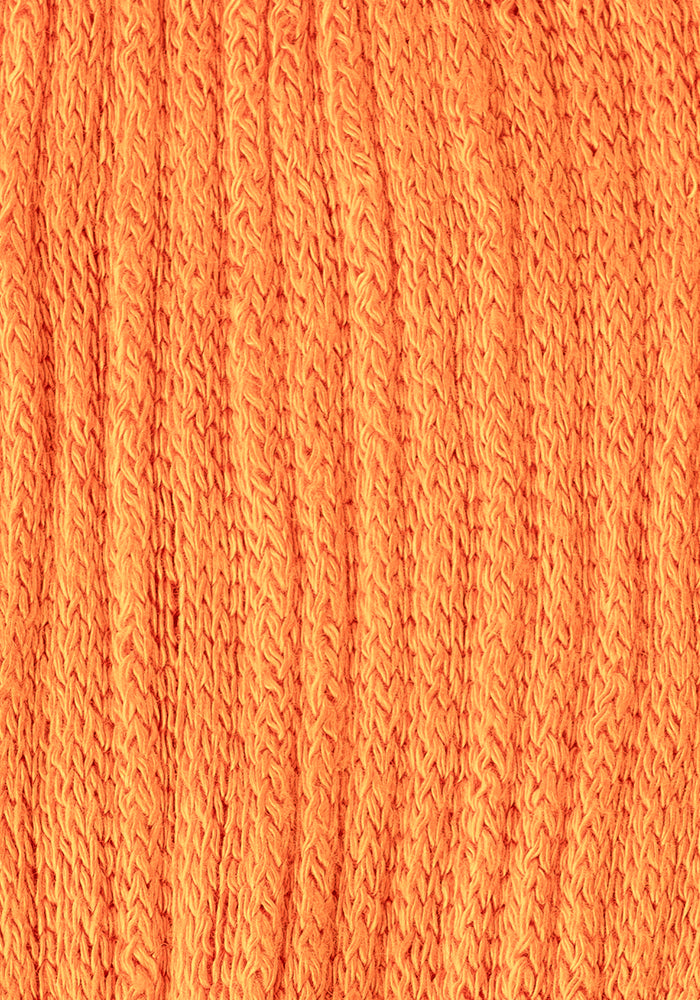 Second angle of Bright Orange Bamboo Socks