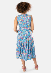 Brinley Ditsy Paisley Midi Dress