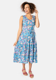 Brinley Ditsy Paisley Midi Dress