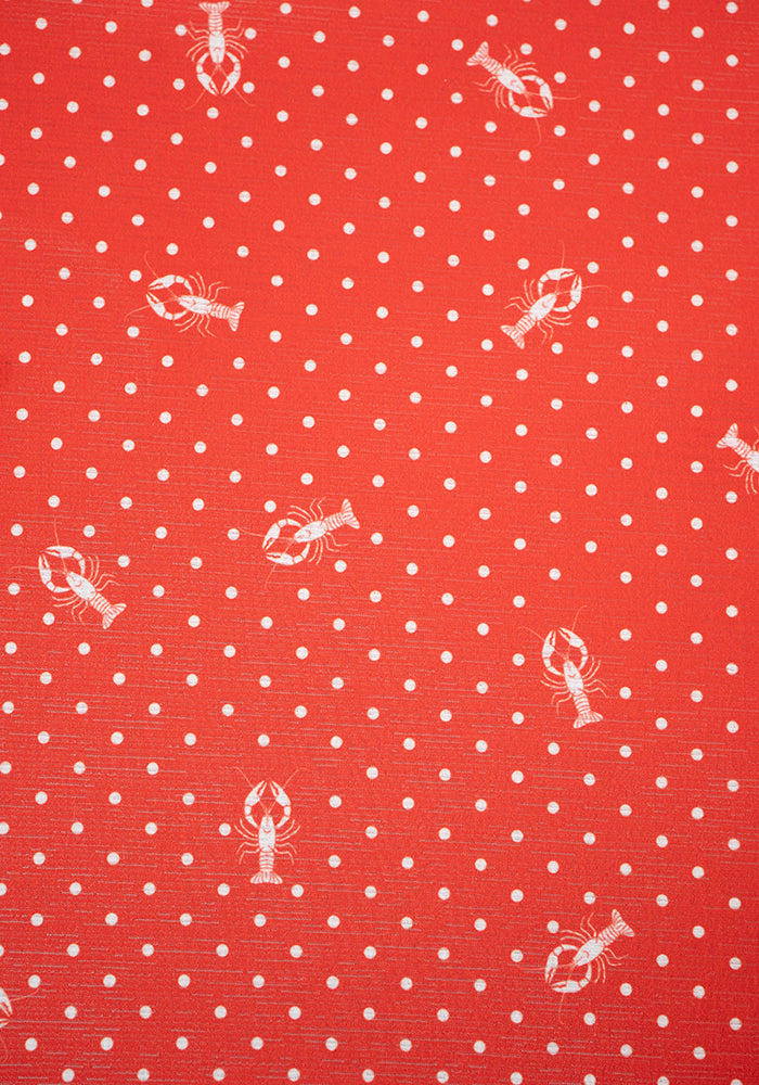 Second angle of Brisa Polka Dot &amp; Lobster Print Tunic