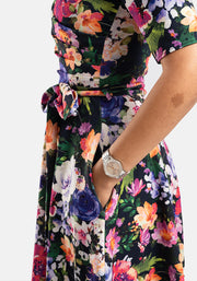 Bronwyn Floral Print Swing Dress