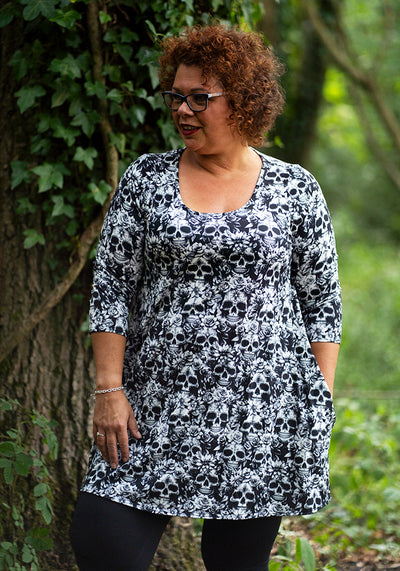 Brooks Mono Skull Print Tunic