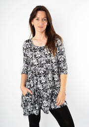 Brooks Mono Skull Print Tunic