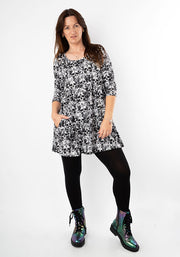 Brooks Mono Skull Print Tunic