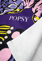Butterfly Wings Print Towel