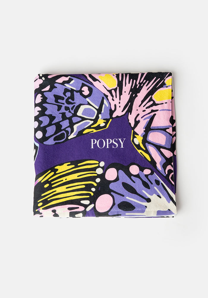 Butterfly Wings Print Towel