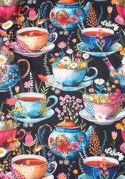 Aven Tea Cups Print Dress