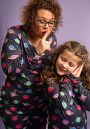 Children's Bright Planets Print Pyjama Set (Caliste)
