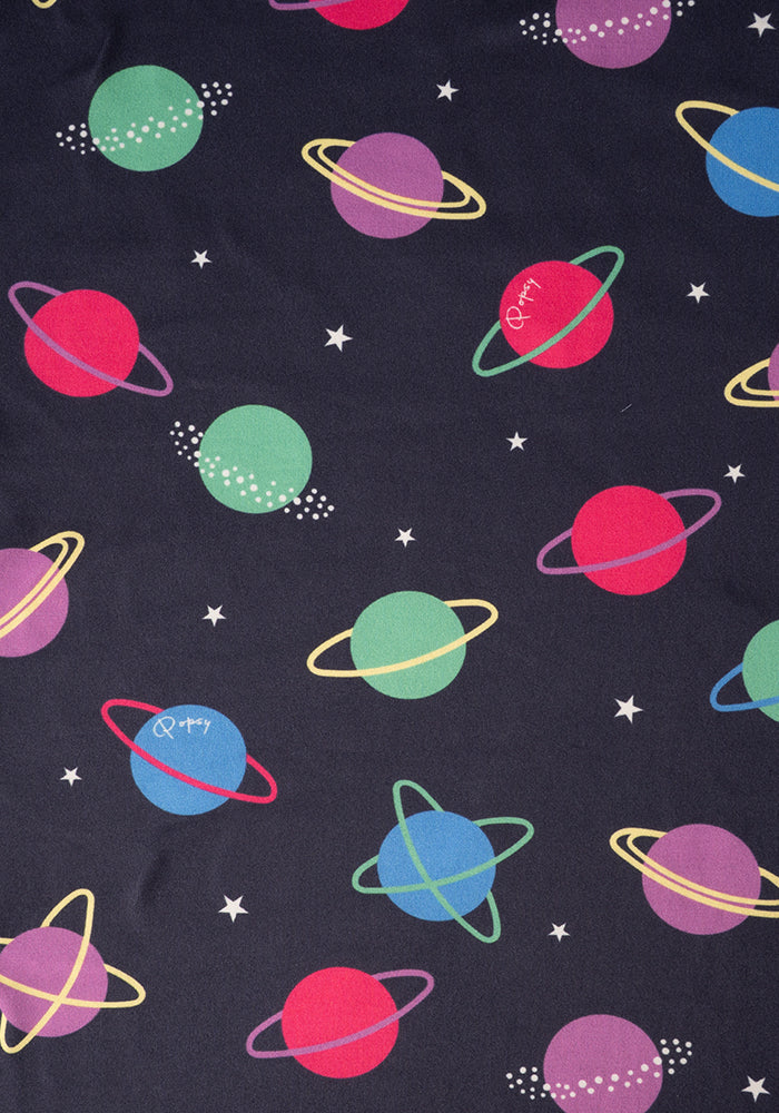 Second angle of Caliste Bright Planet Print Pyjama Set