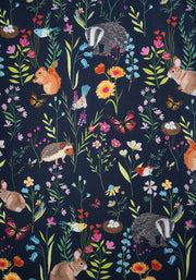 Children's Spring Meadow Animal Print Dress (Calla)
