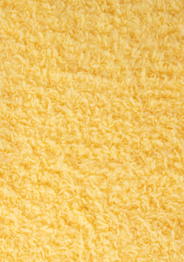 Second angle of Canary Yellow Fluffy Socks
