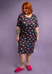 Carina Bright Planet Print Nightshirt