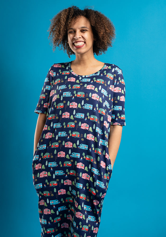 Carina Caravan Print Nightshirt