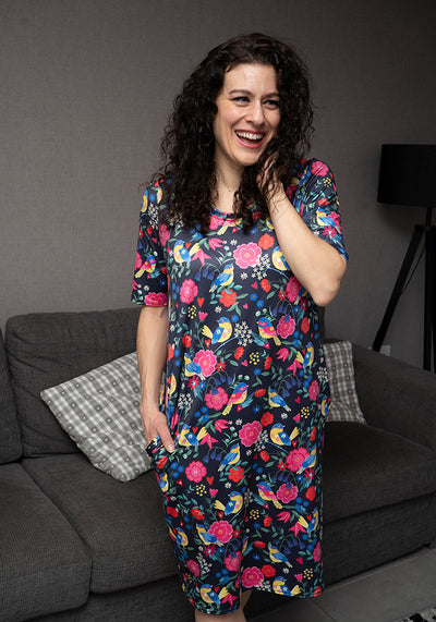 Carina Fleur Amour Print Nightshirt