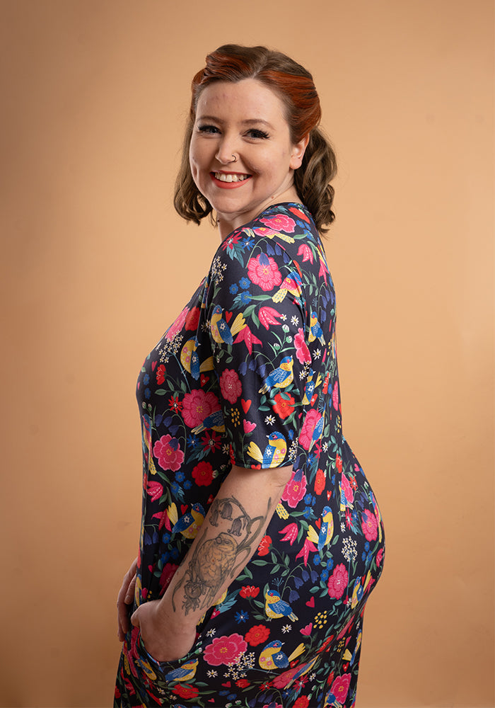 Carina Fleur Amour Print Nightshirt