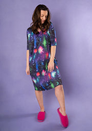 Carina Galaxy Print Nightshirt