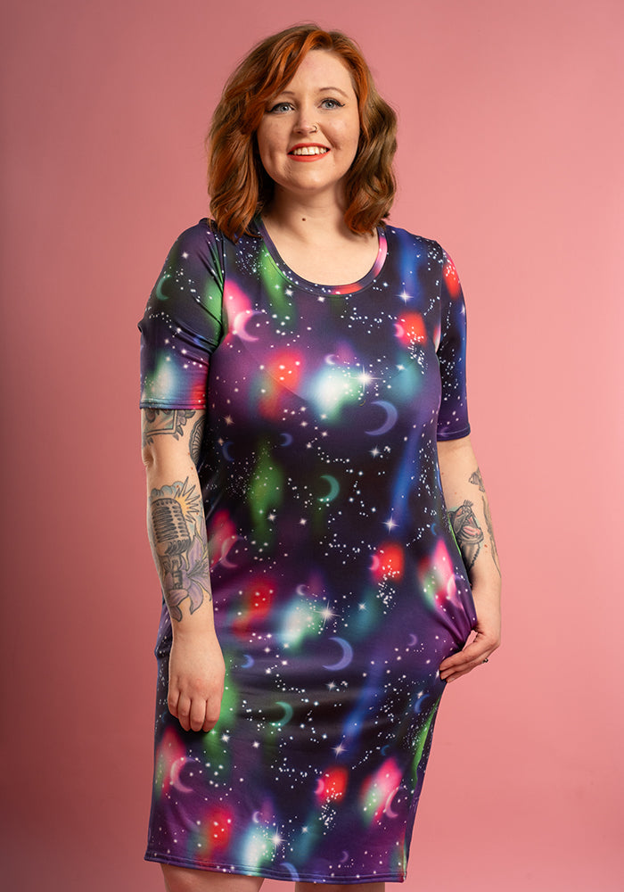 Carina Galaxy Print Nightshirt