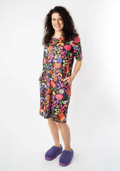 Carina Garden Rainbow Print Nightshirt