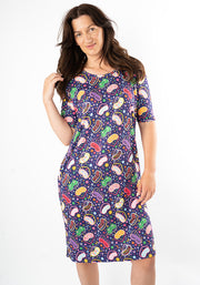 Carina Sleep Mask Print Nightshirt