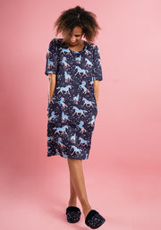 Carina Unicorn & Star Print Nightshirt