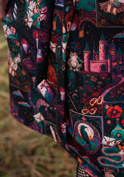 Carissa Wizards Story Print Dress