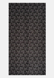 Cat Faces Print Large Towel