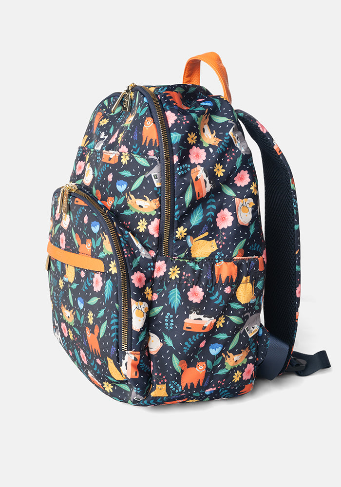 Cat Print Rucksack