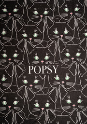 Cat Faces Print Jumbo Bath Sheet