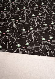 Cat Faces Print Jumbo Bath Sheet