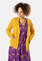 Catira Purple Leopard Print Dress