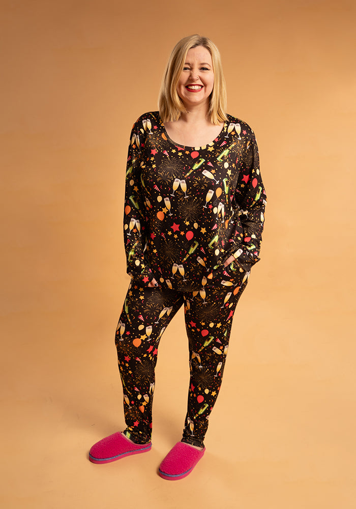 Sixth angle of Celebration Celebration Print Pyjama Set