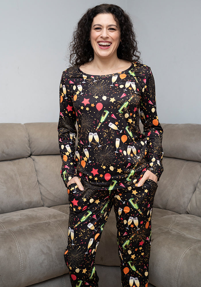 Fifth angle of Celebration Celebration Print Pyjama Set