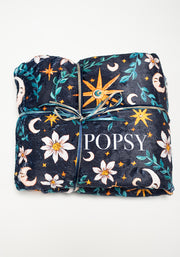 Celestial Moon Pop Under Plush Blanket