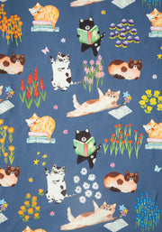 Carina Cats Print Nightshirt