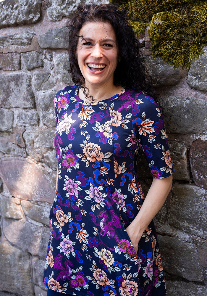 Char Ornate Dragon Print Tunic