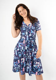 Charleigh Sewing Bee Print Dress