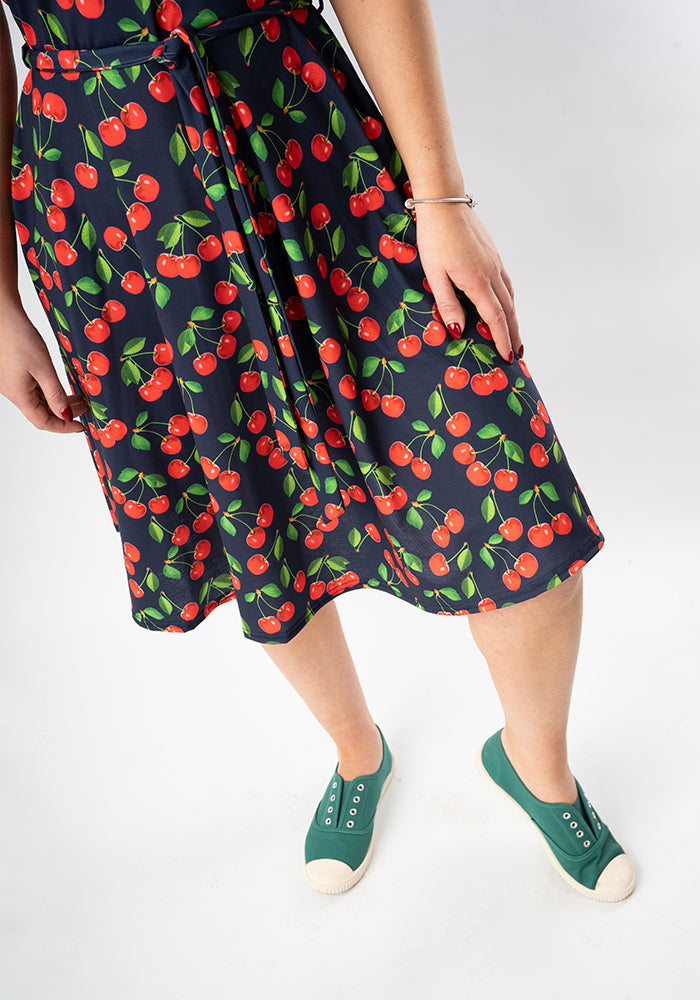 Orla Cherries Print Dress