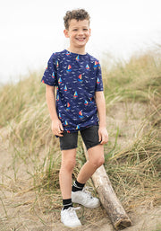 Children's Boat Print T-Shirt (Toria)