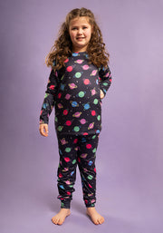 Children's Bright Planets Print Pyjama Set (Caliste)
