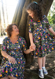 Children's Dancing Fairies Print Dress (Lula - Lou)