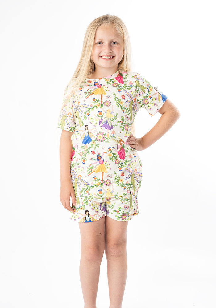 Children's Dancing Fairies Print Pyjama Set (Clova)