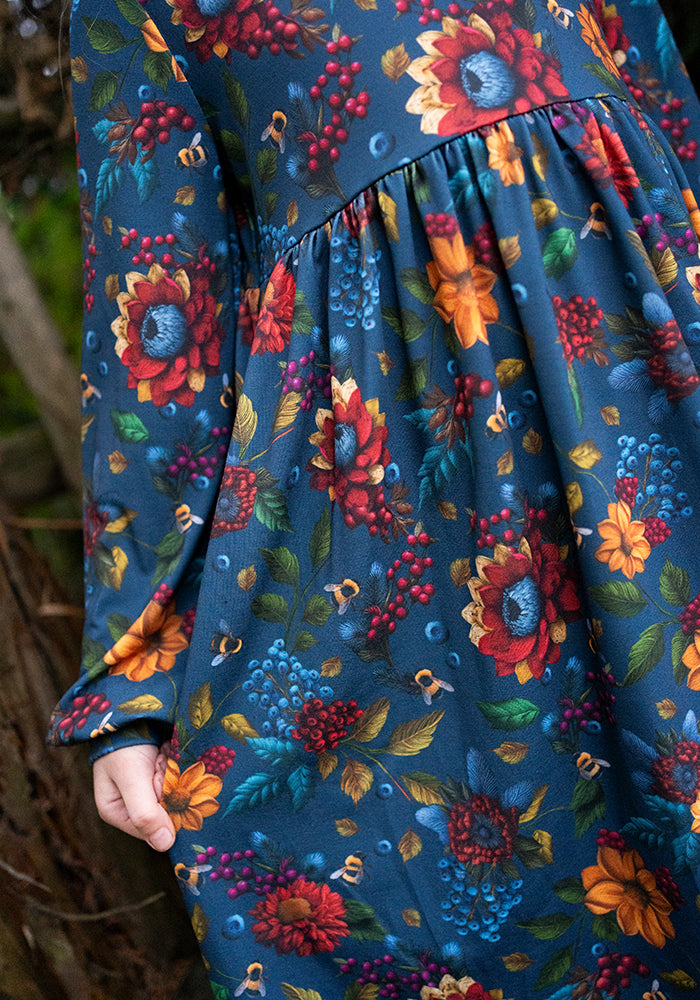 Children's Delphina Berry & Bee Print Dress (Delphina)