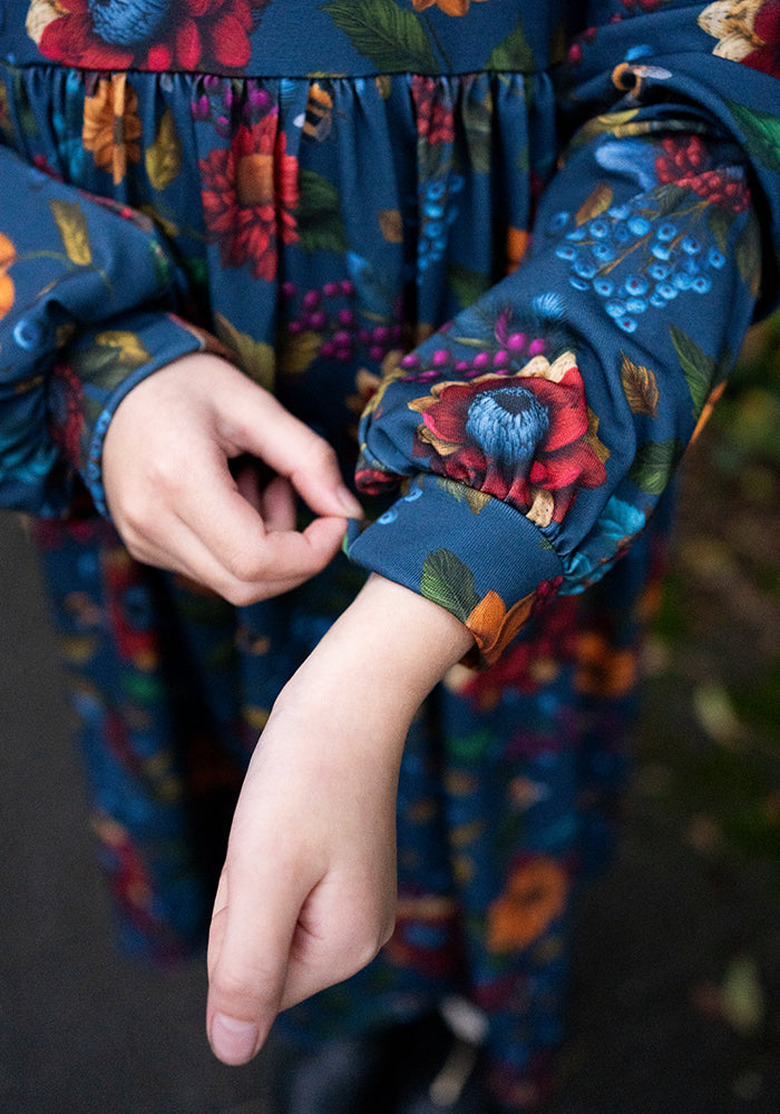 Children's Delphina Berry & Bee Print Dress (Delphina)
