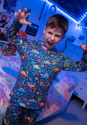 Children's Dinosaur Print Pyjama Set (Devon)