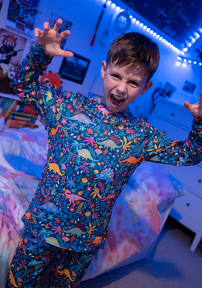 Children's Dinosaur Print Pyjama Set (Devon)
