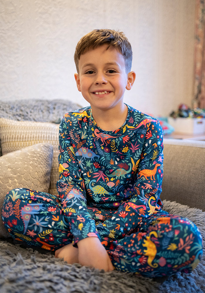 Children's Dinosaur Print Pyjama Set (Devon)