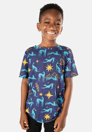 Children's Egyptian Dog Print T-Shirt (Akila)