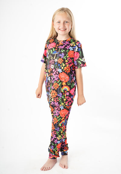 Children's Garden Rainbow Print Pyjama Set (Ginny)