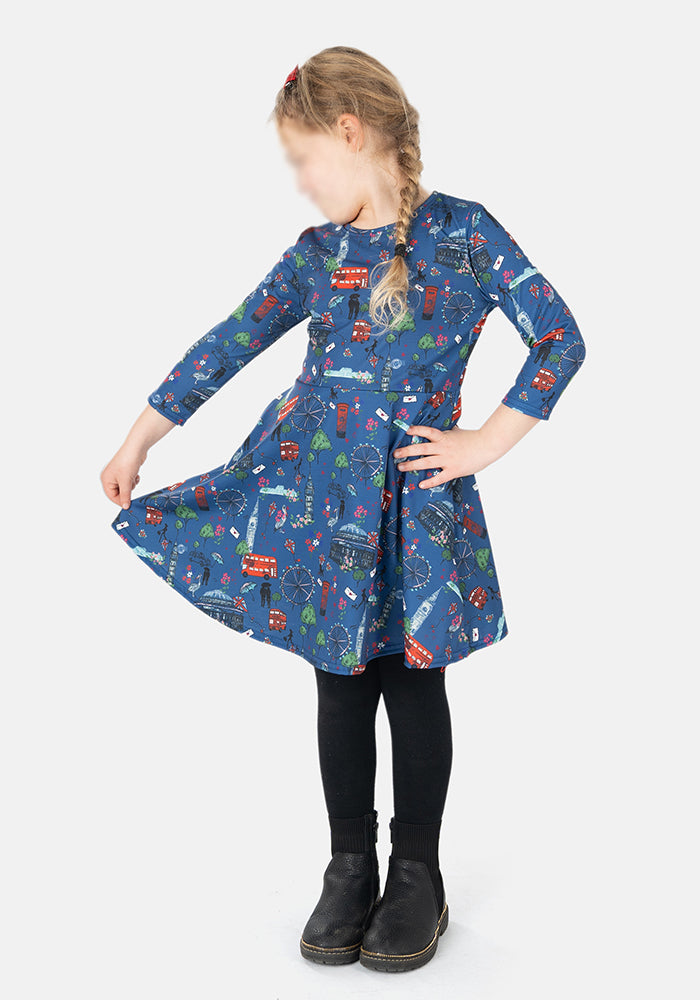 Children's London Print Dress (Bromley)