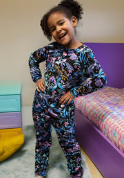 Children's Mystical Moth Print Pyjama Set (Nara)